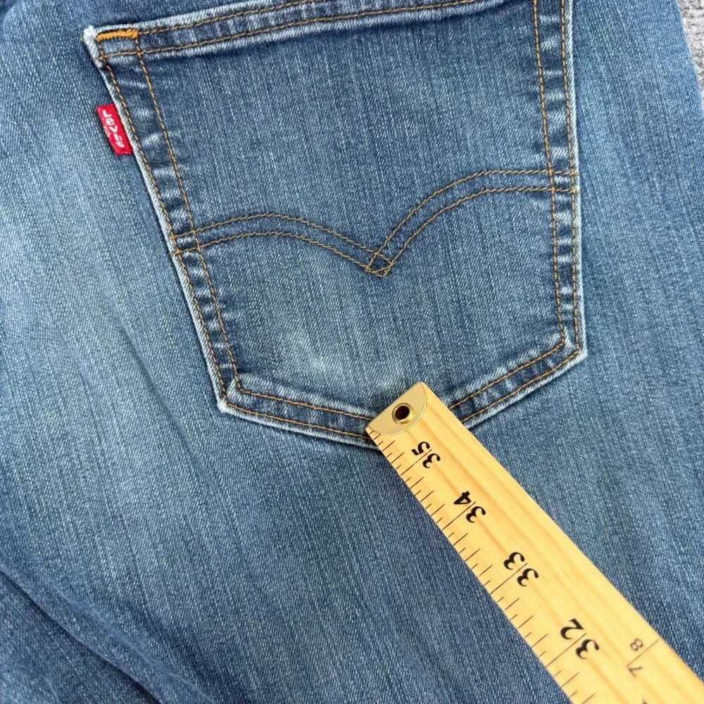 Levis 541 Athletic Taper Jeans Mens 38x33 Blue Denim Medium Wash Stretch‎ Pants